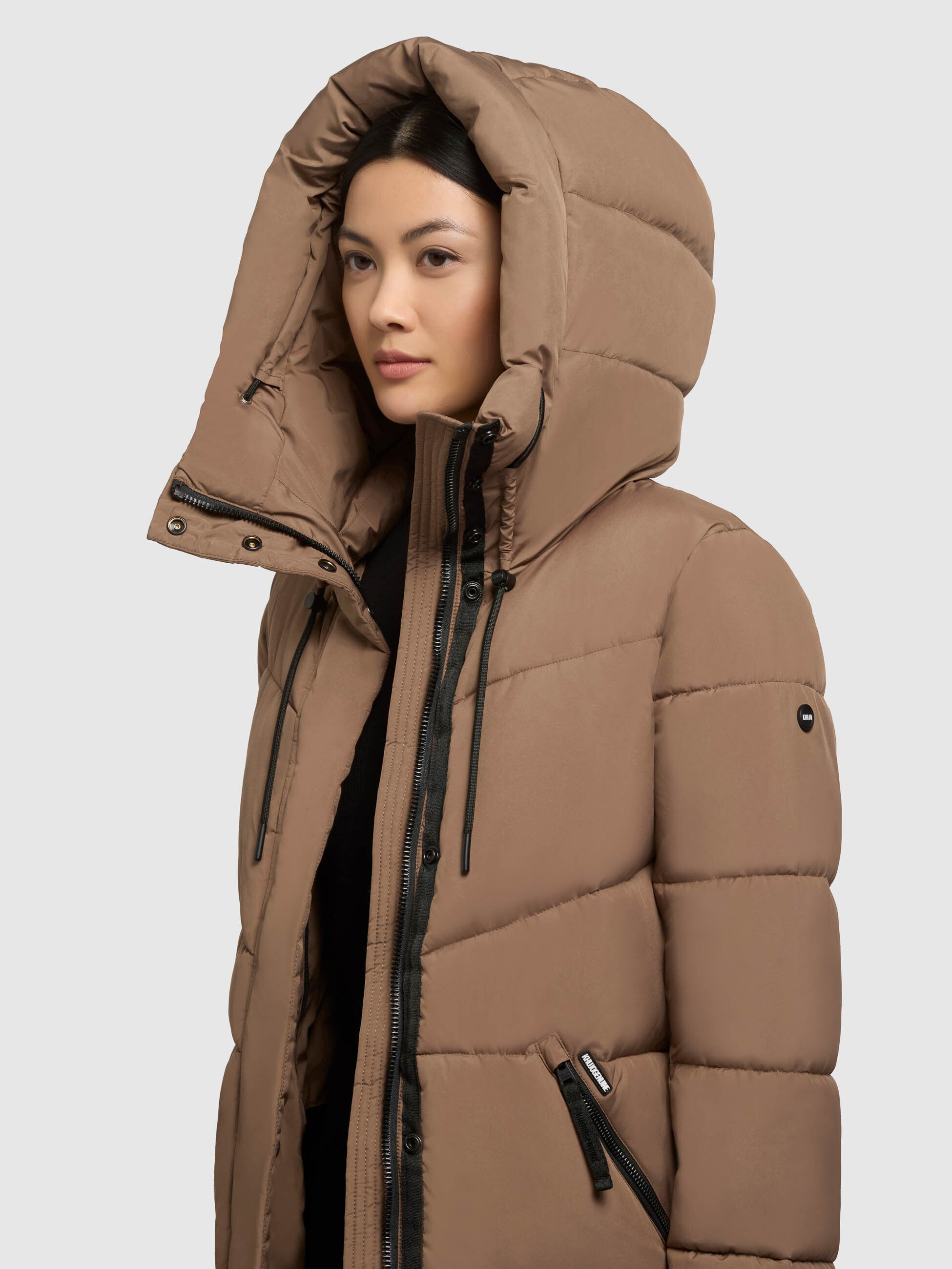 khujo-steppmantel-shimanta5-rust-brown-damen-wadenlang-winter image 7