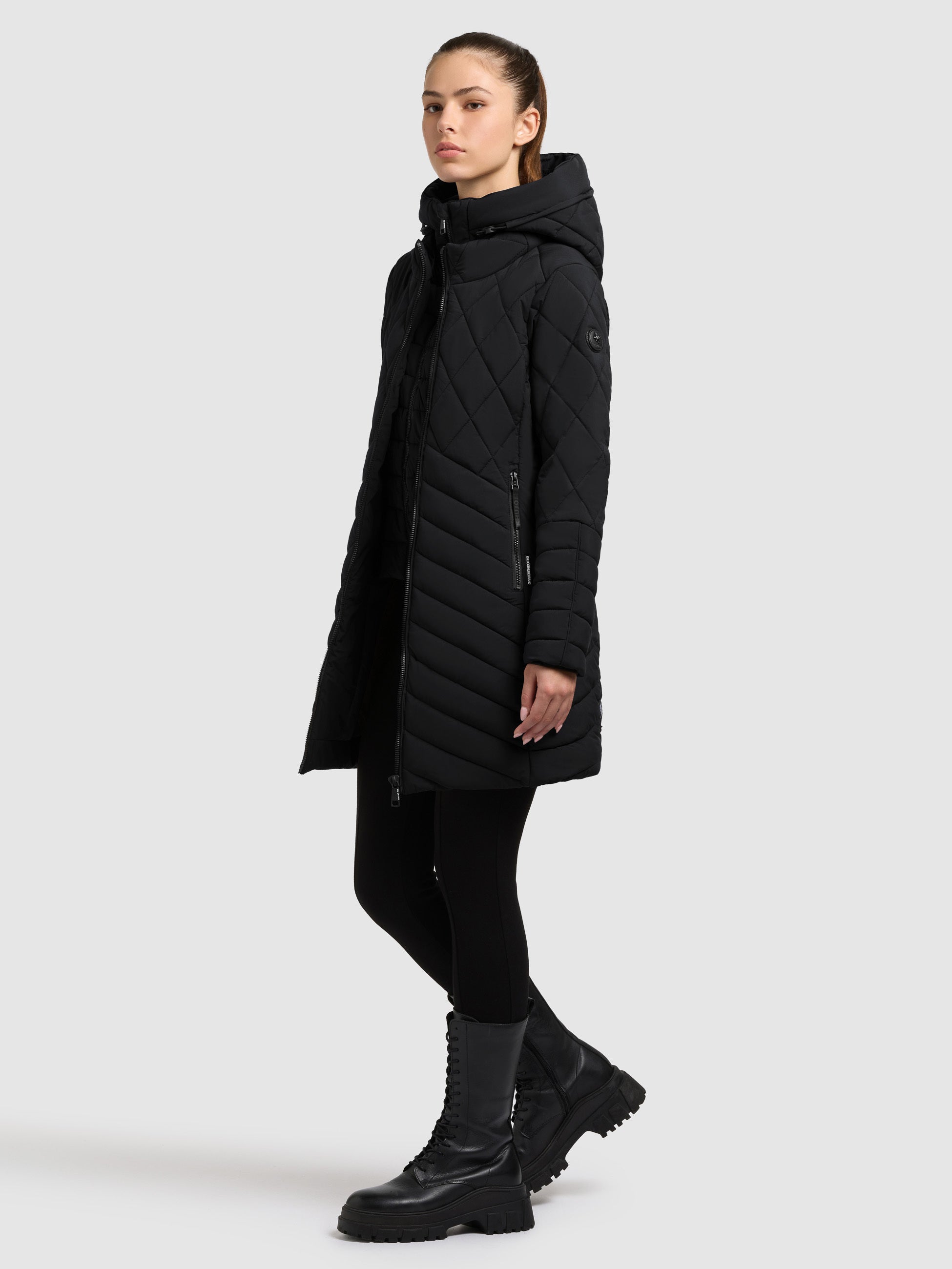 khujo-ivana-steppmantel-damen-black-kurzmantel image 2