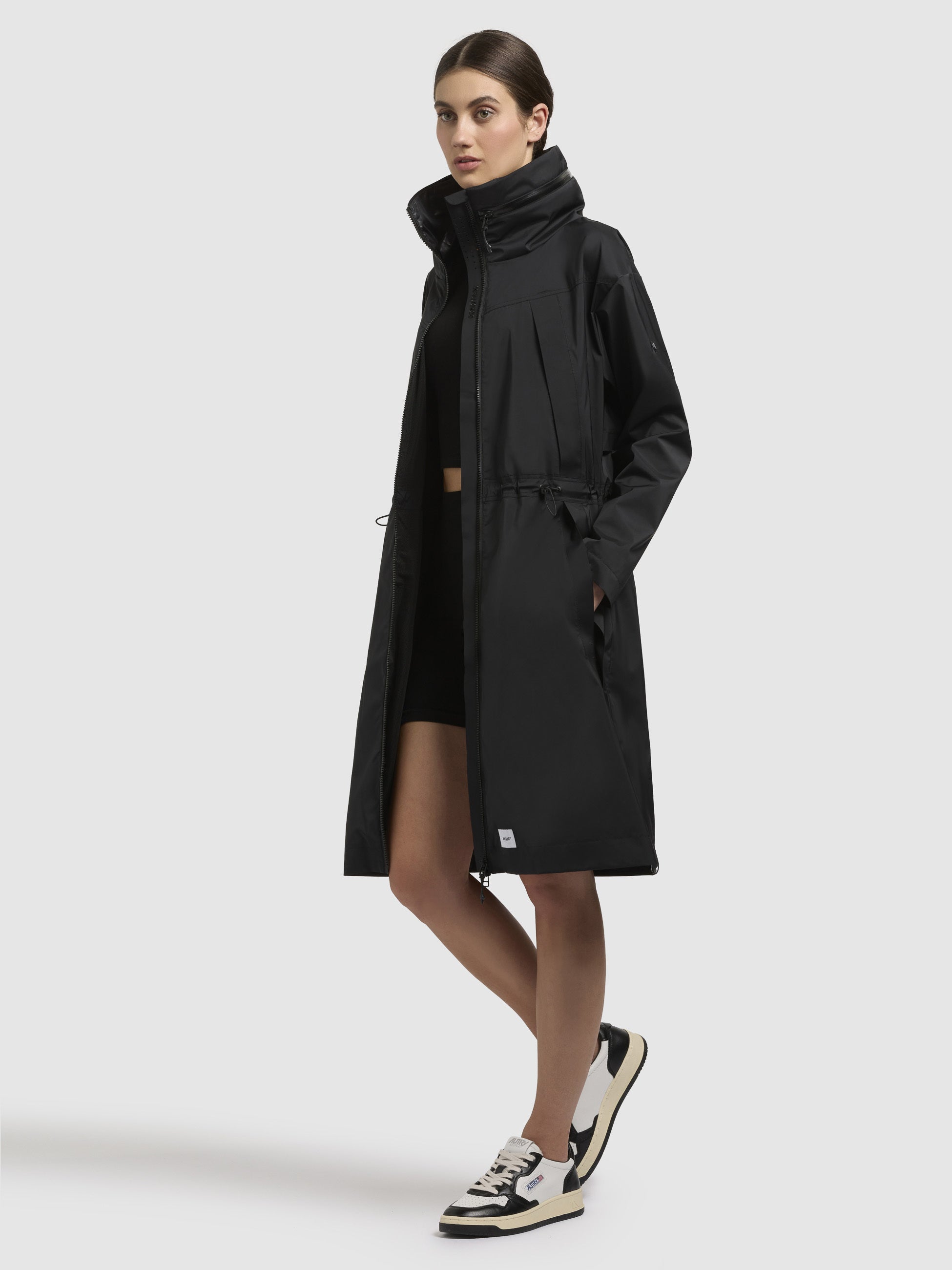 khujo-coat-loulou-windbreaker-black-loose-fit image 1