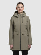 khujo-jacke-yoni-grey-green-regenjacke-wasserabweisend-leicht image 4