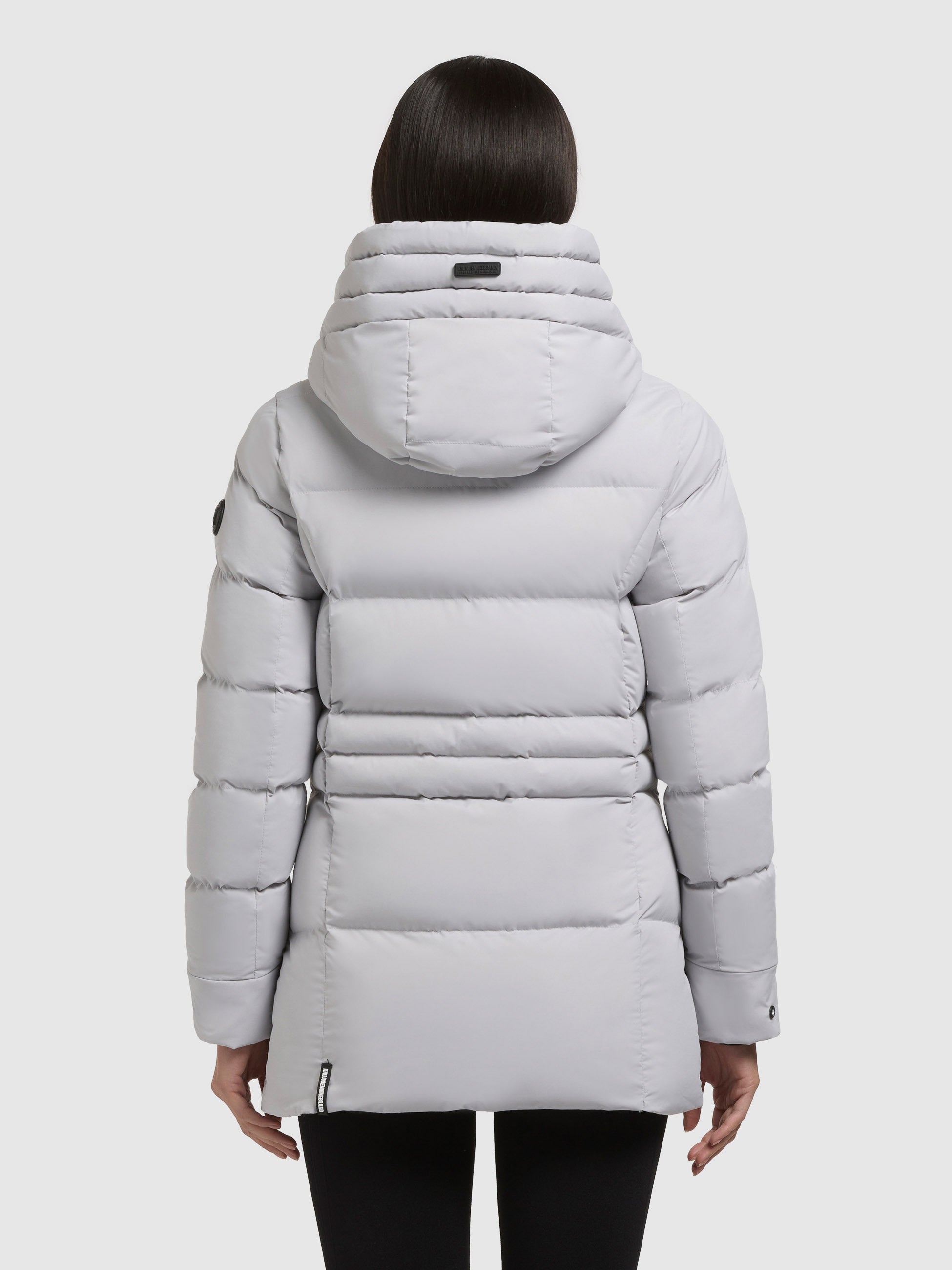 khujo-matla-damen-steppjacke-platinum-grey-slim-fit-winterjacke image 3