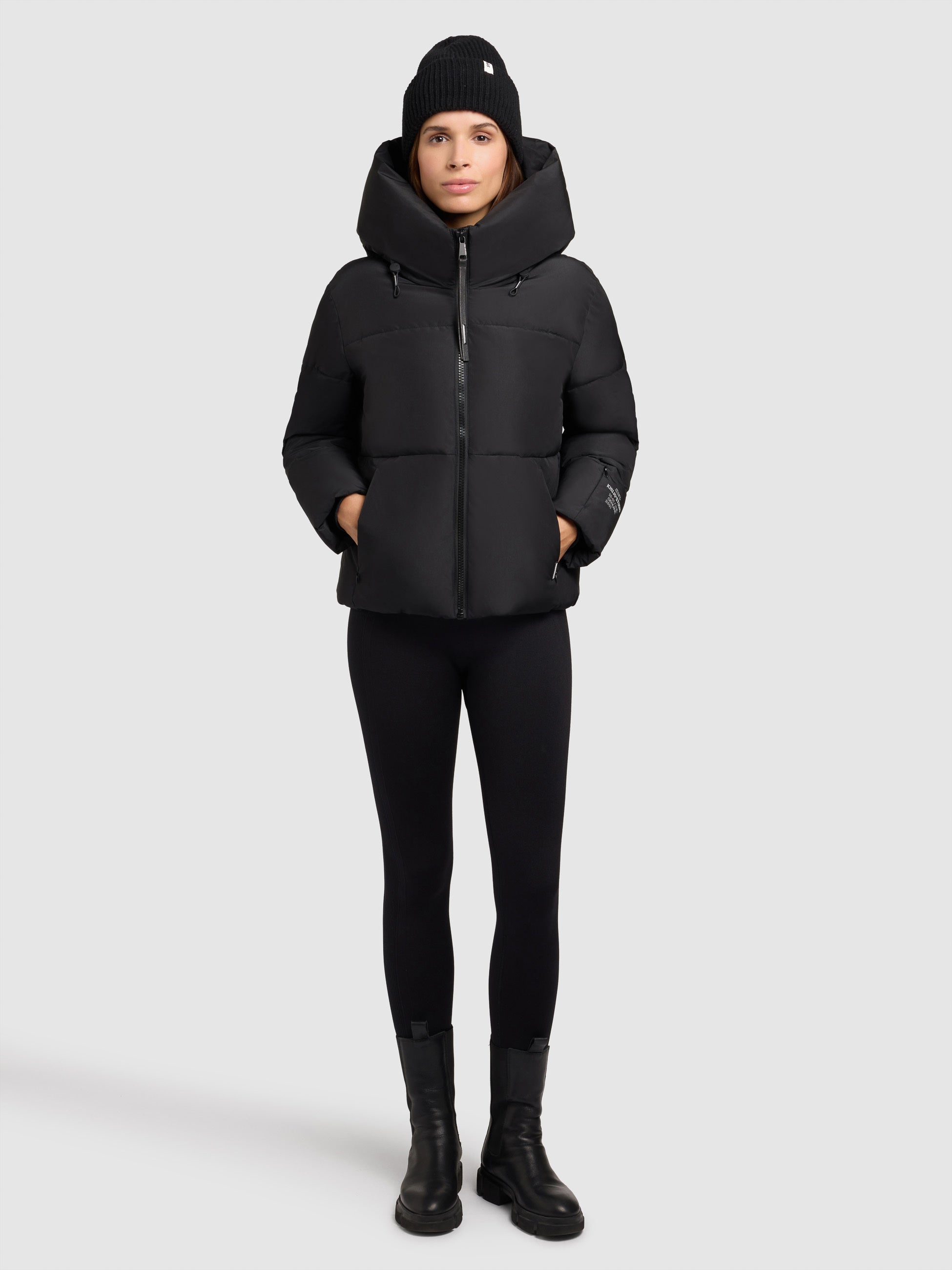 khujo-audrey-matt-damen-steppjacke-matt-black image 2