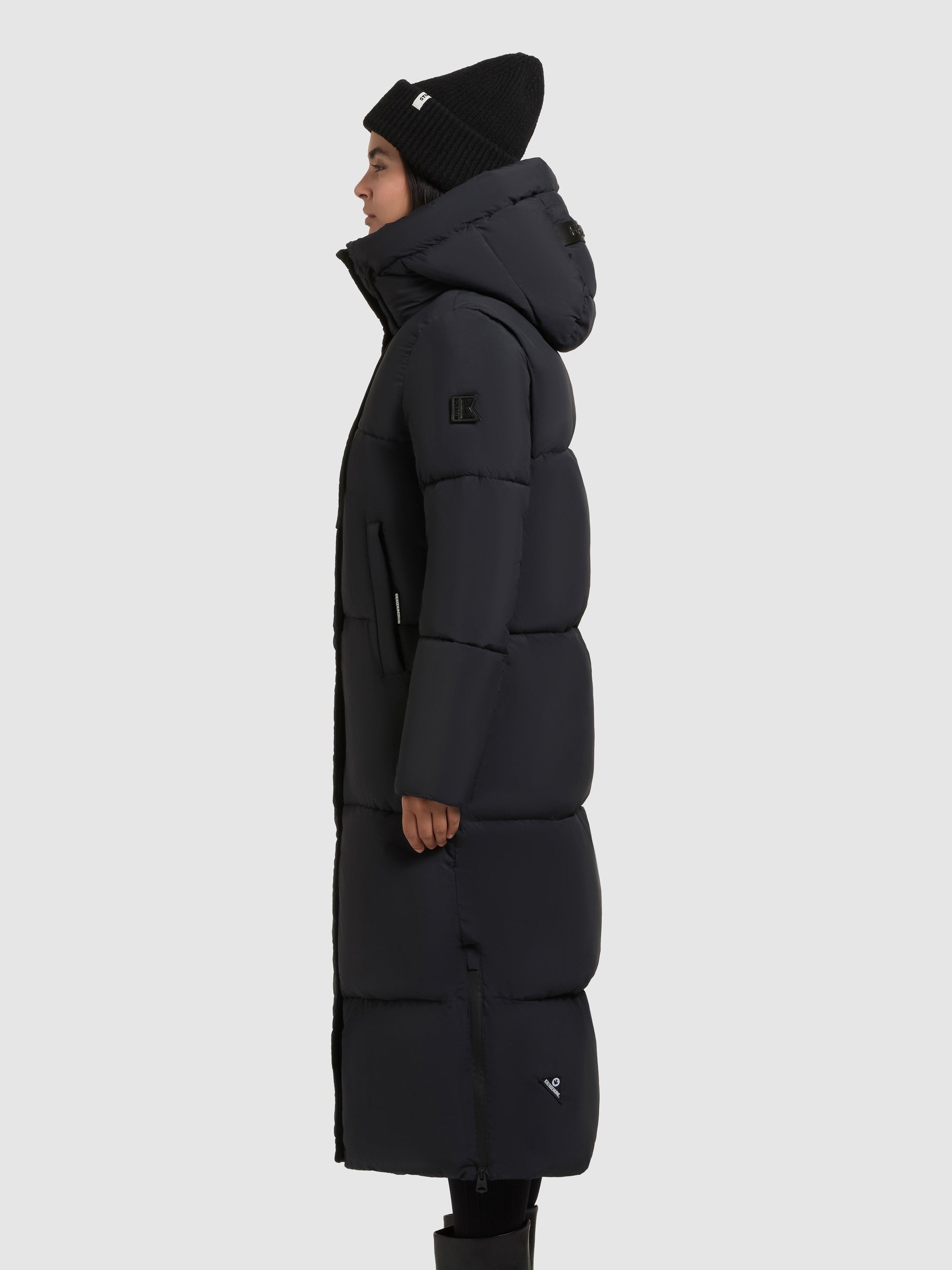 khujo-mantel-lumra2-black-damen-steppmantel-wadenlang-regular-fit image 5