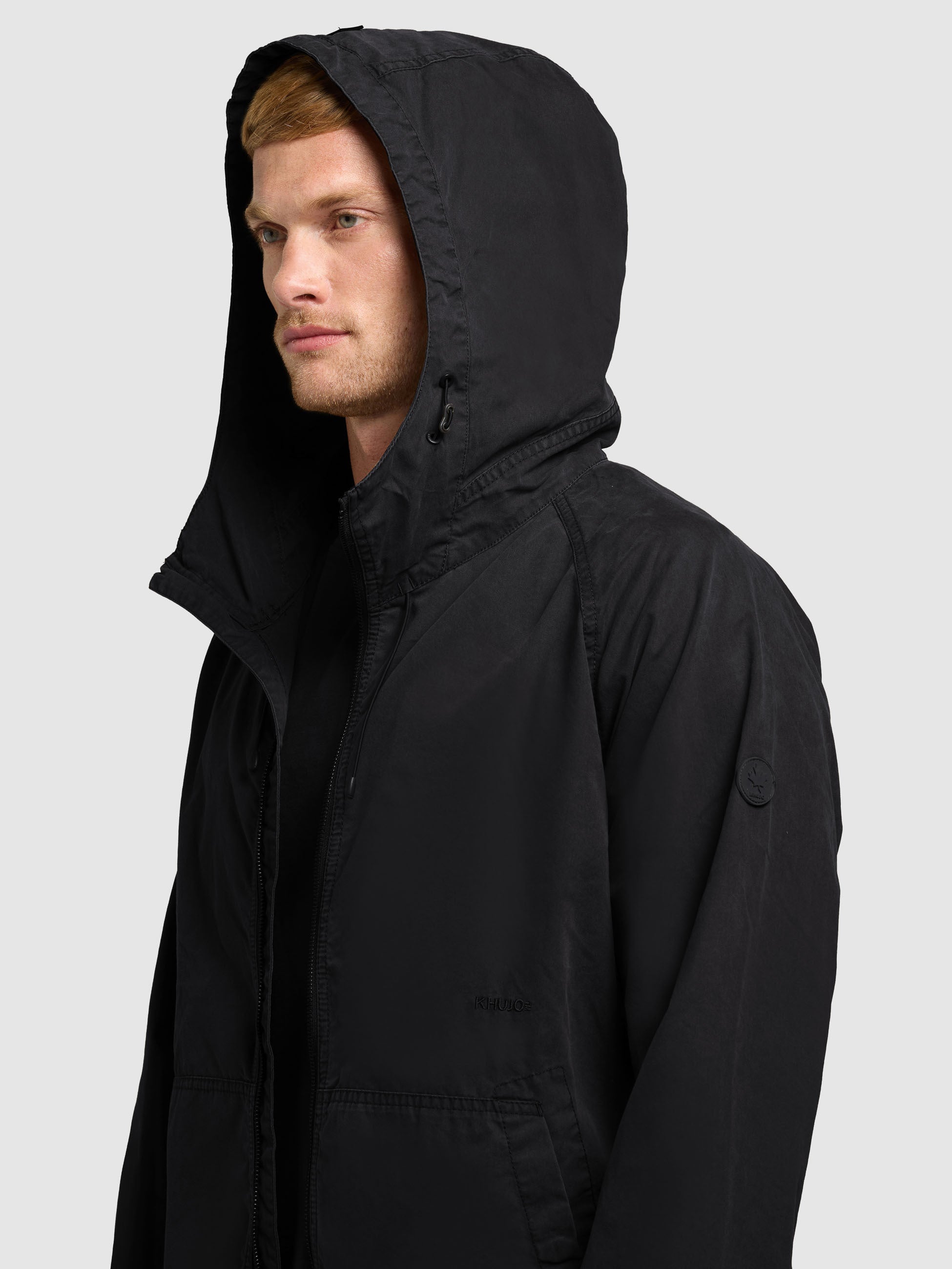 khujo-jacke-weru-black-black-blousonjacke-mit-kapuze image 8