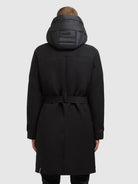khujo-coat-tarm-black-trenchcoat-damen-mit-herausnehmbarem-steppeinsatz image 3