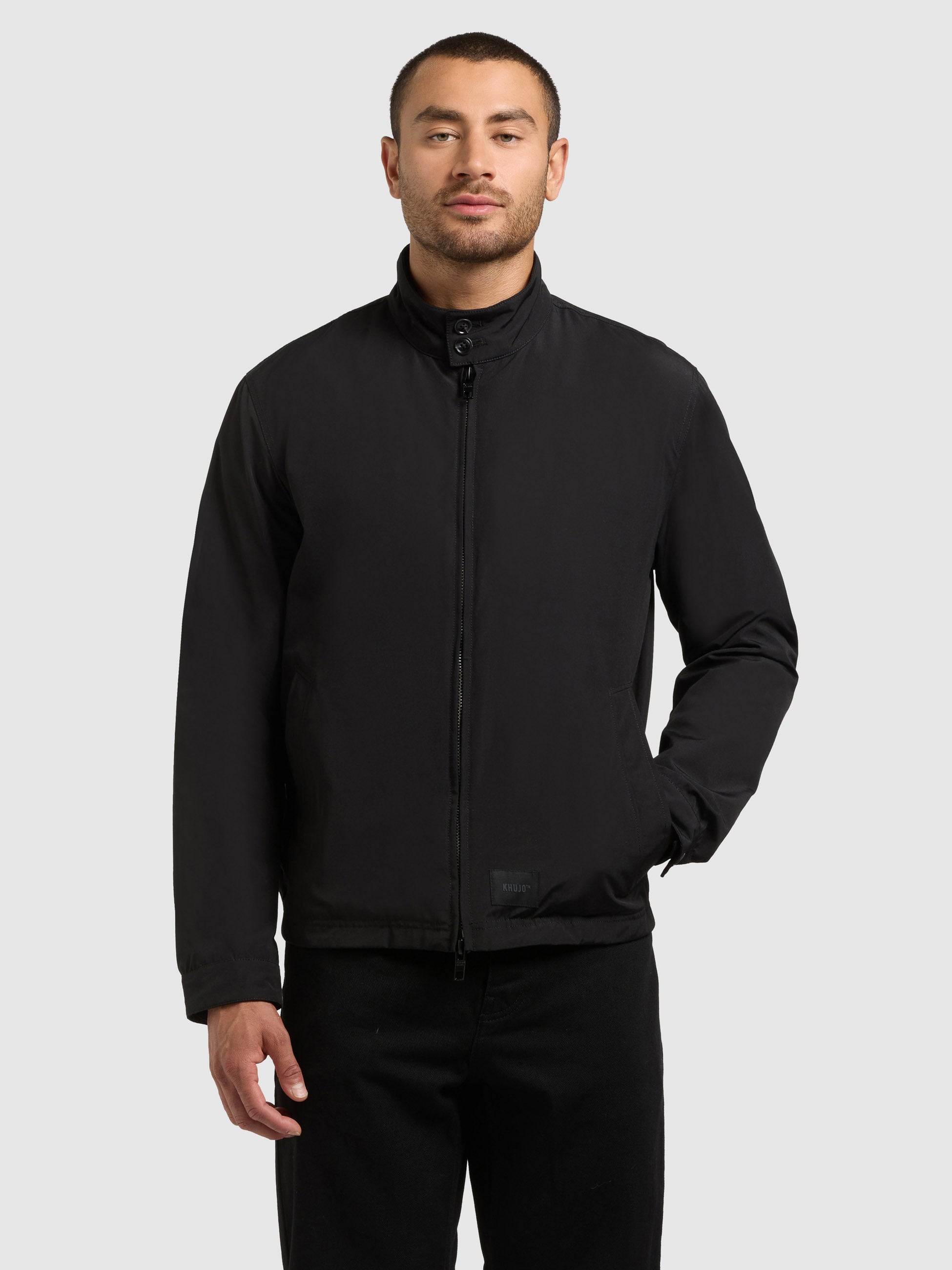 khujo-cover-jacke-black-blouson-sommerjacke-clean-urban image 4