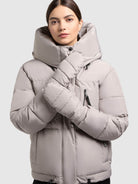 khujo-peeke2-steppjacke-mit-handschuhen-f-r-damen-blizzard-gray image 8