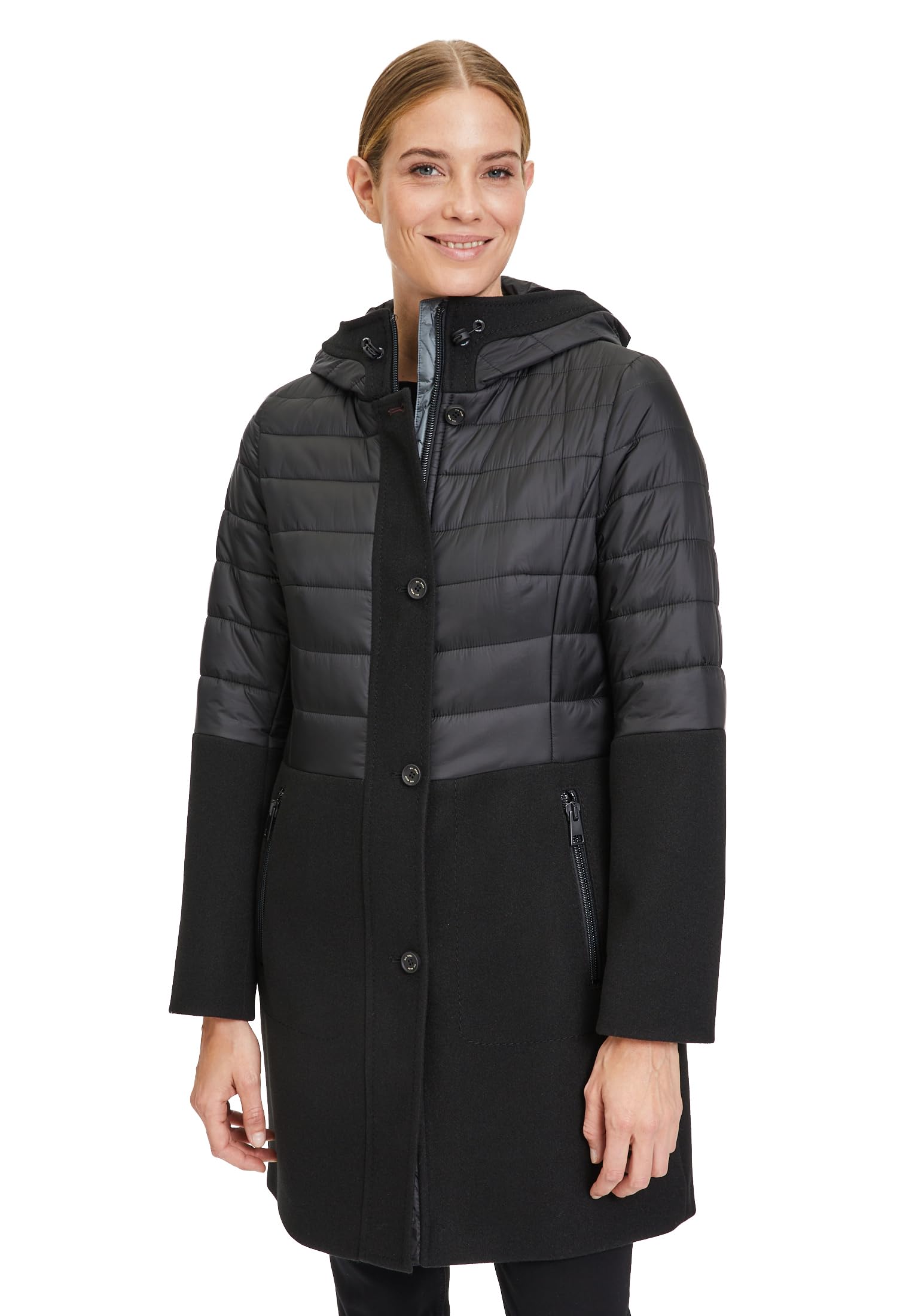 gil-bret-9406-6144-damen-woll-jacke-materialmix-nylon-fakewool-9042-jet-black-gr image 1