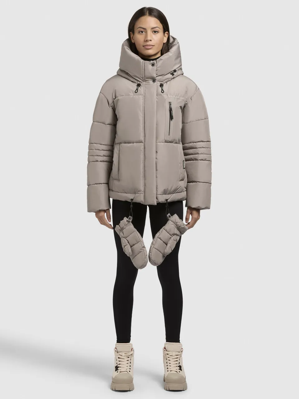 khujo-jacke-peeke-with-gloves-damen-winterjacke-graubeige image 1