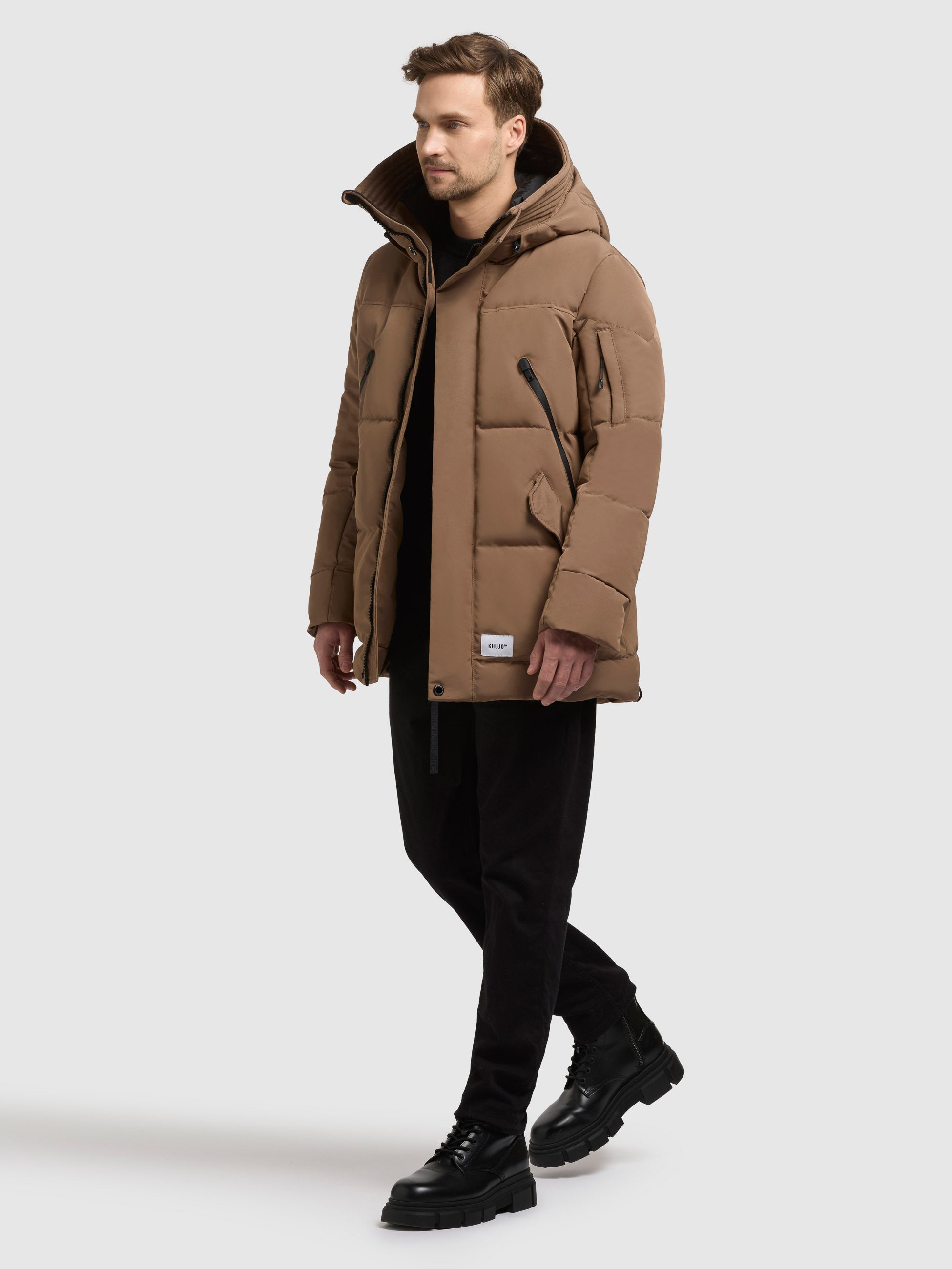 khujo-jacke-kanf2-rust-brown-steppjacke image 6