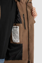 khujo-jacke-kanf2-rust-brown-damen-steppjacke image 8