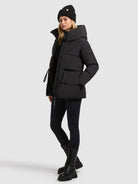 khujo-jacke-ellis-damen-steppjacke-black image 2
