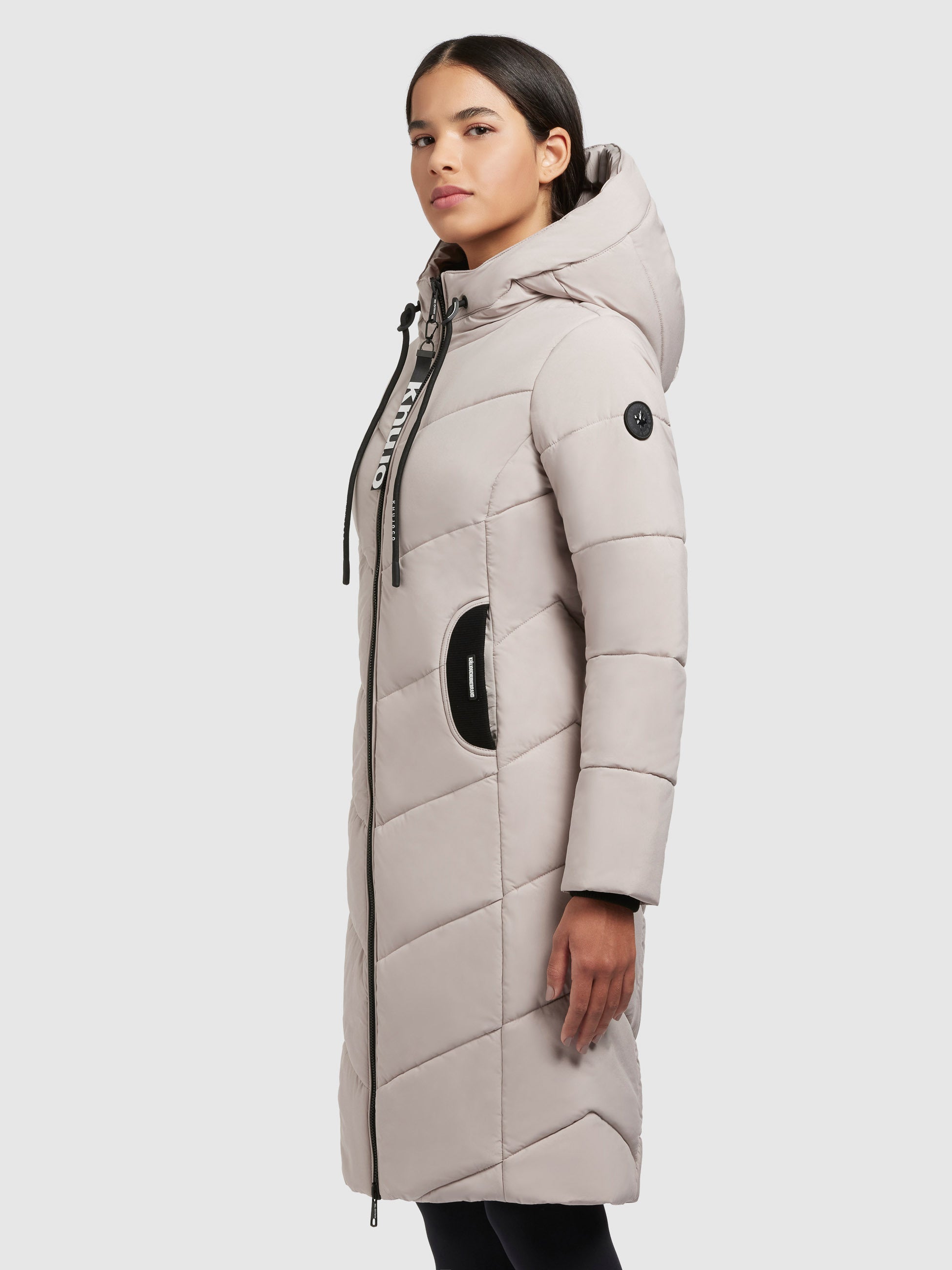 khujo-mantel-aribay4-light-hellbeige-lange-damen-steppjacke image 5