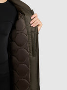 khujo-lulu-damen-wintermantel-forest-green-oversize-bomber image 8