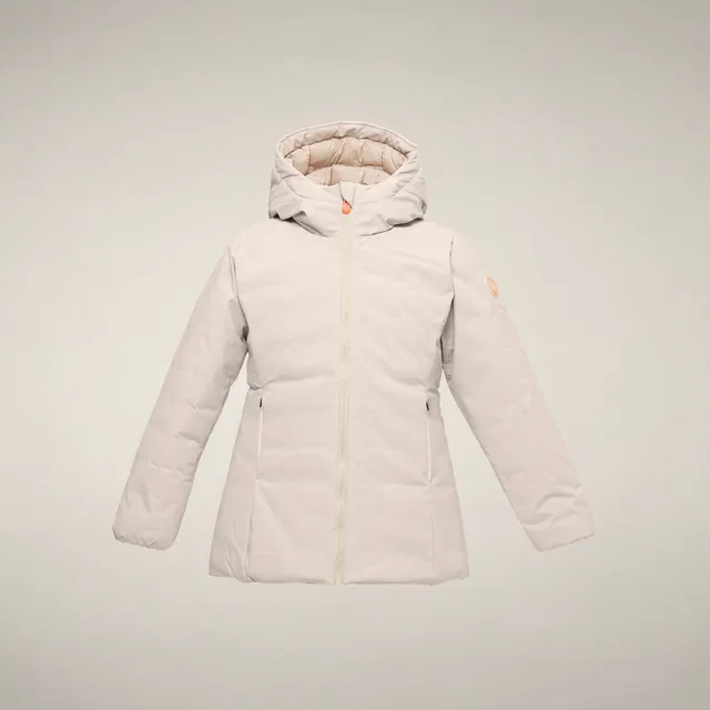 save-the-duck-cassie-m-dchen-parka-regenjacke-in-rainy-beige image 1