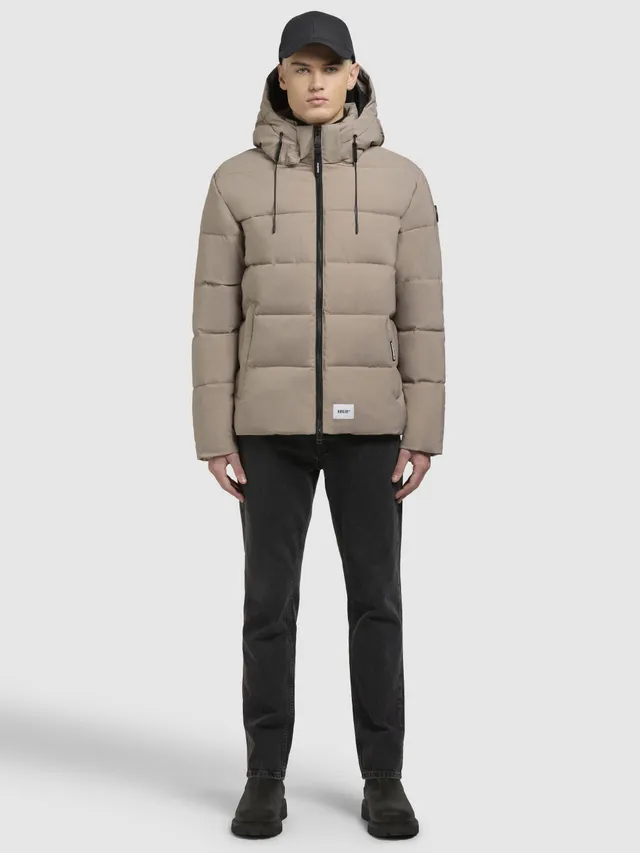 khujo-jacke-loga2-graubeige-damen-steppjacke image 1