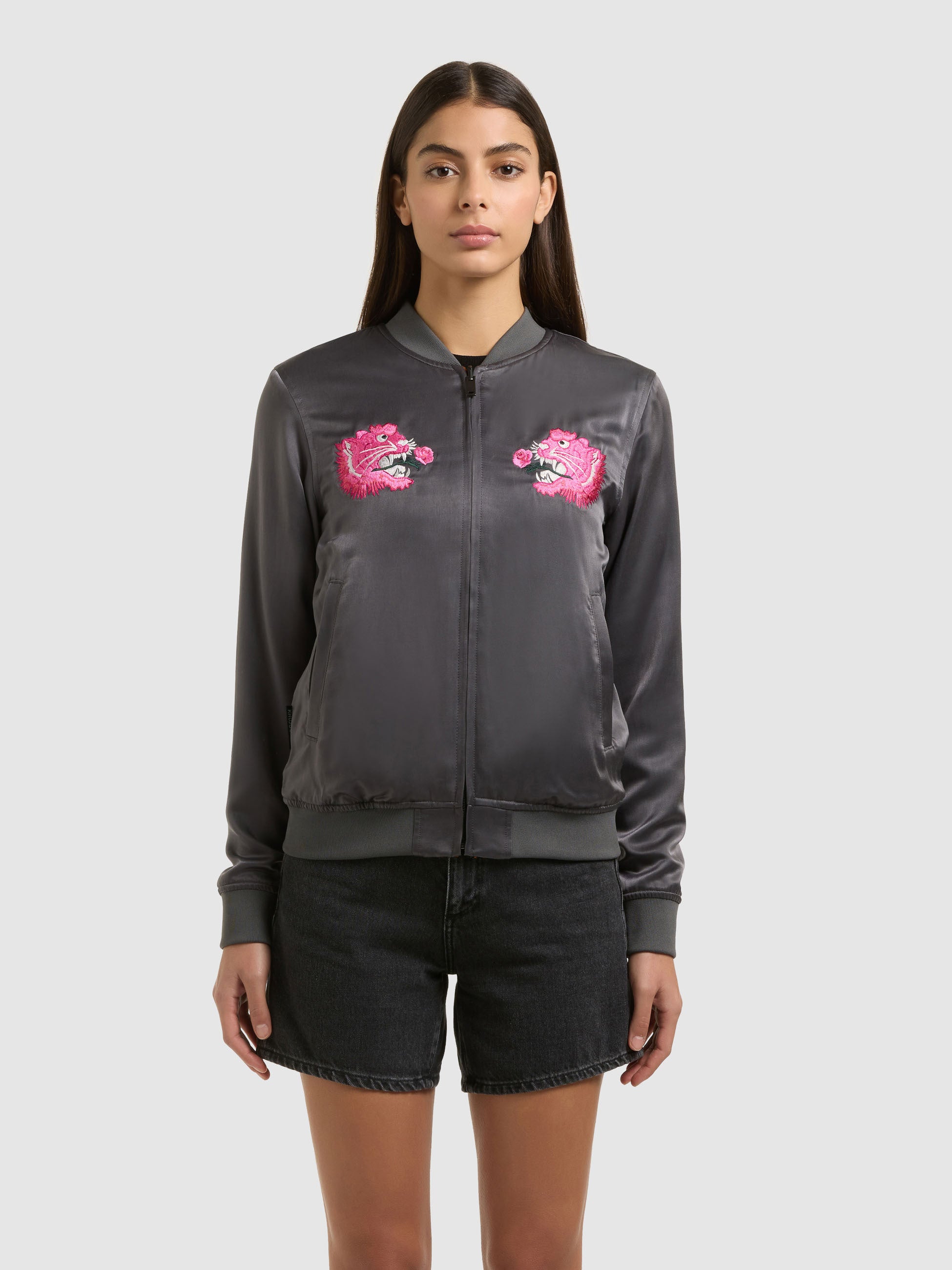 khujo-wendejacke-ruby-slate-grey-blouson-bomberjacke-2in1 image 4