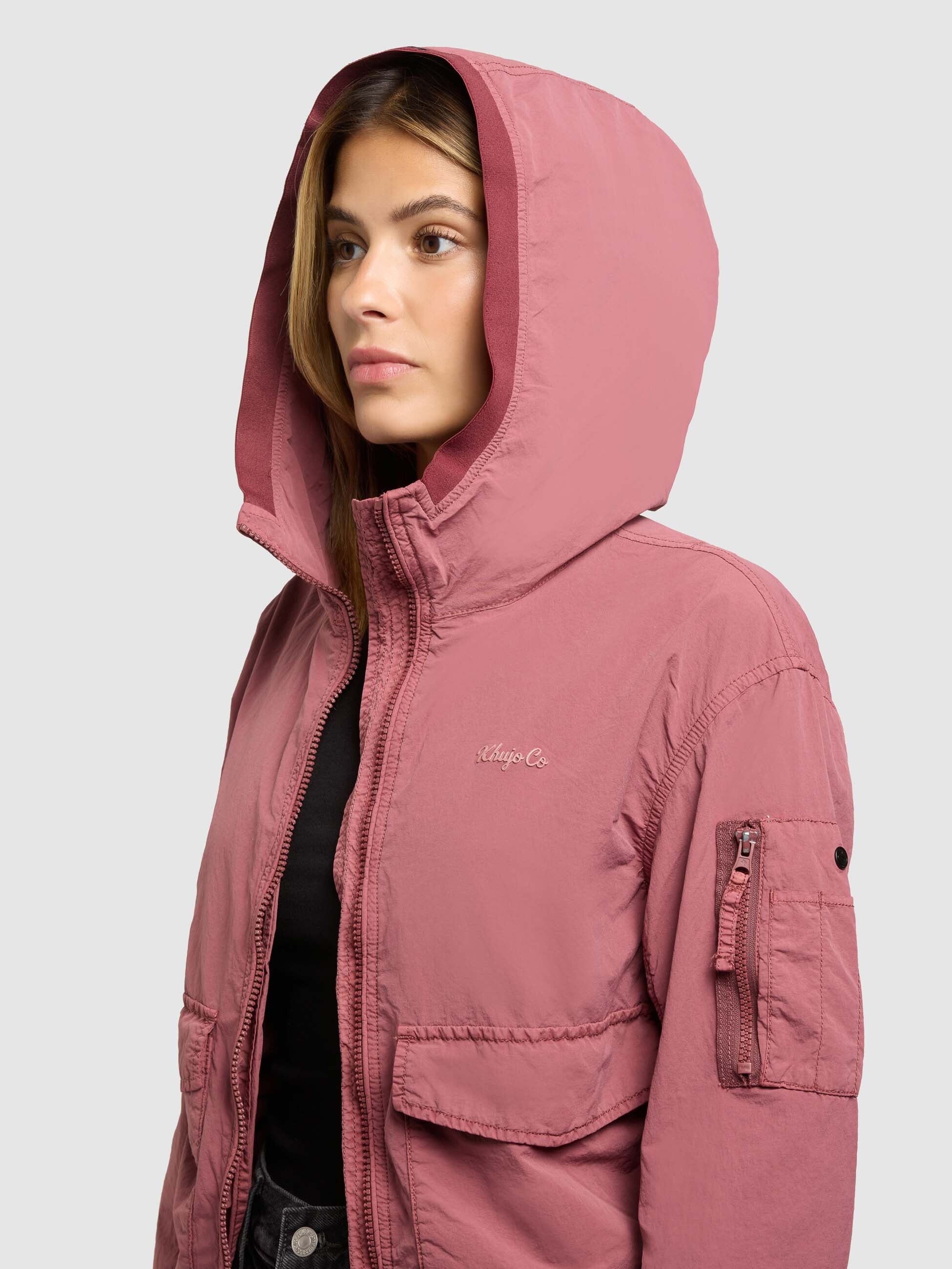 khujo-jacke-vona-fuchsia-damen-bomberjacke-blouson image 8