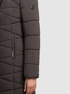 khujo-mantel-tiff-damen-steppmantel-graphite-gray-tailliert image 8