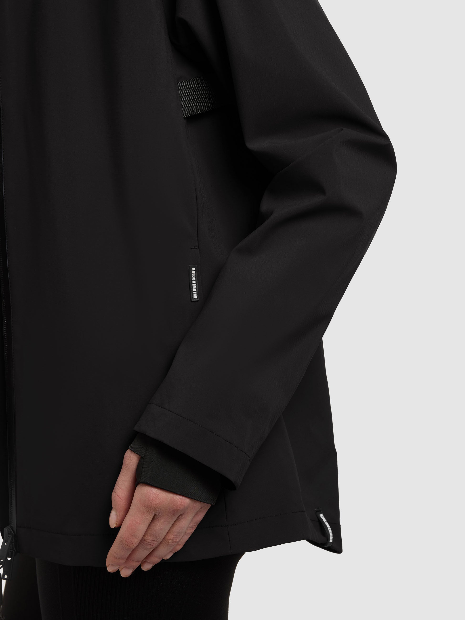 khujo-jacke-wrem-black-damen-kapuzenjacke-wasserabweisend image 8