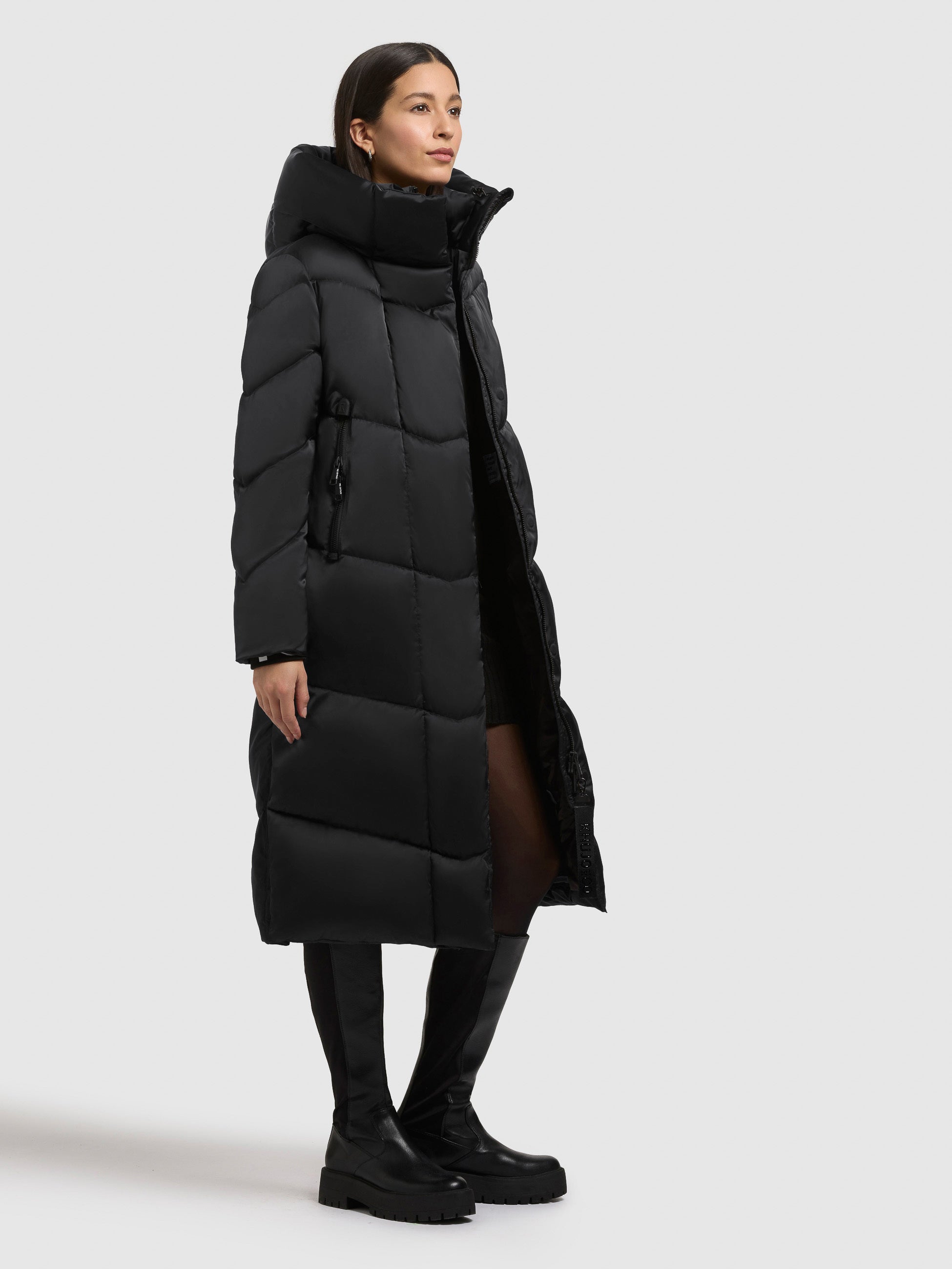 khujo-mantel-manelia2-black-damen-steppmantel-wadenlang-gl-nzend image 2