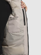 khujo-wou-damen-steppjacke-light-gray-regular-fit-jacke-mit-kapuze image 8