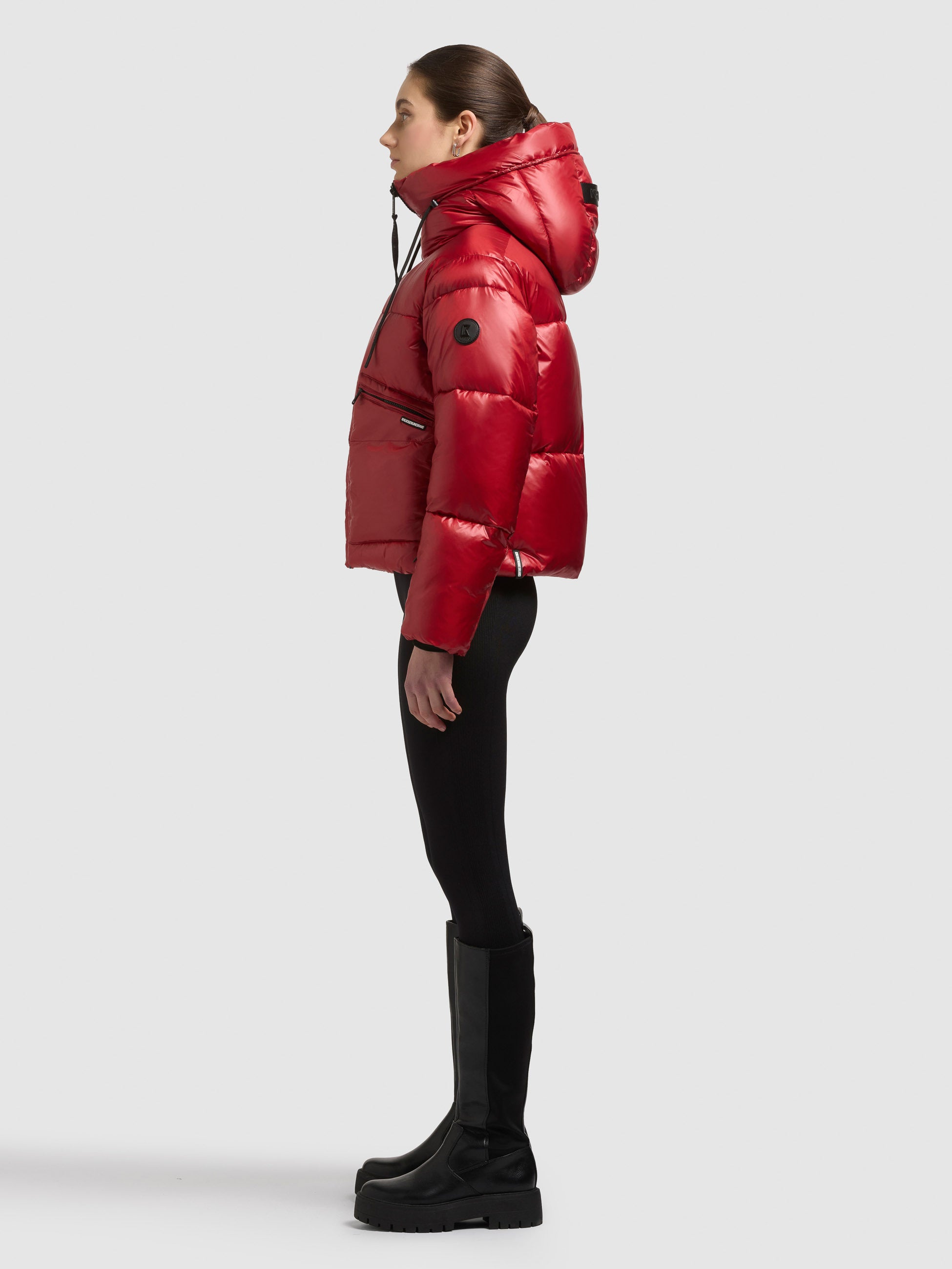 khujo-jacke-luna-nebula-red-gl-nzende-steppjacke-h-ftlang-mit-kapuze image 2