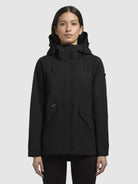 khujo-jacke-sang-schwarz-leichte-regenjacke-regular-fit image 4