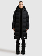 khujo-coat-finnie3-steppmantel-black-knielang image 6
