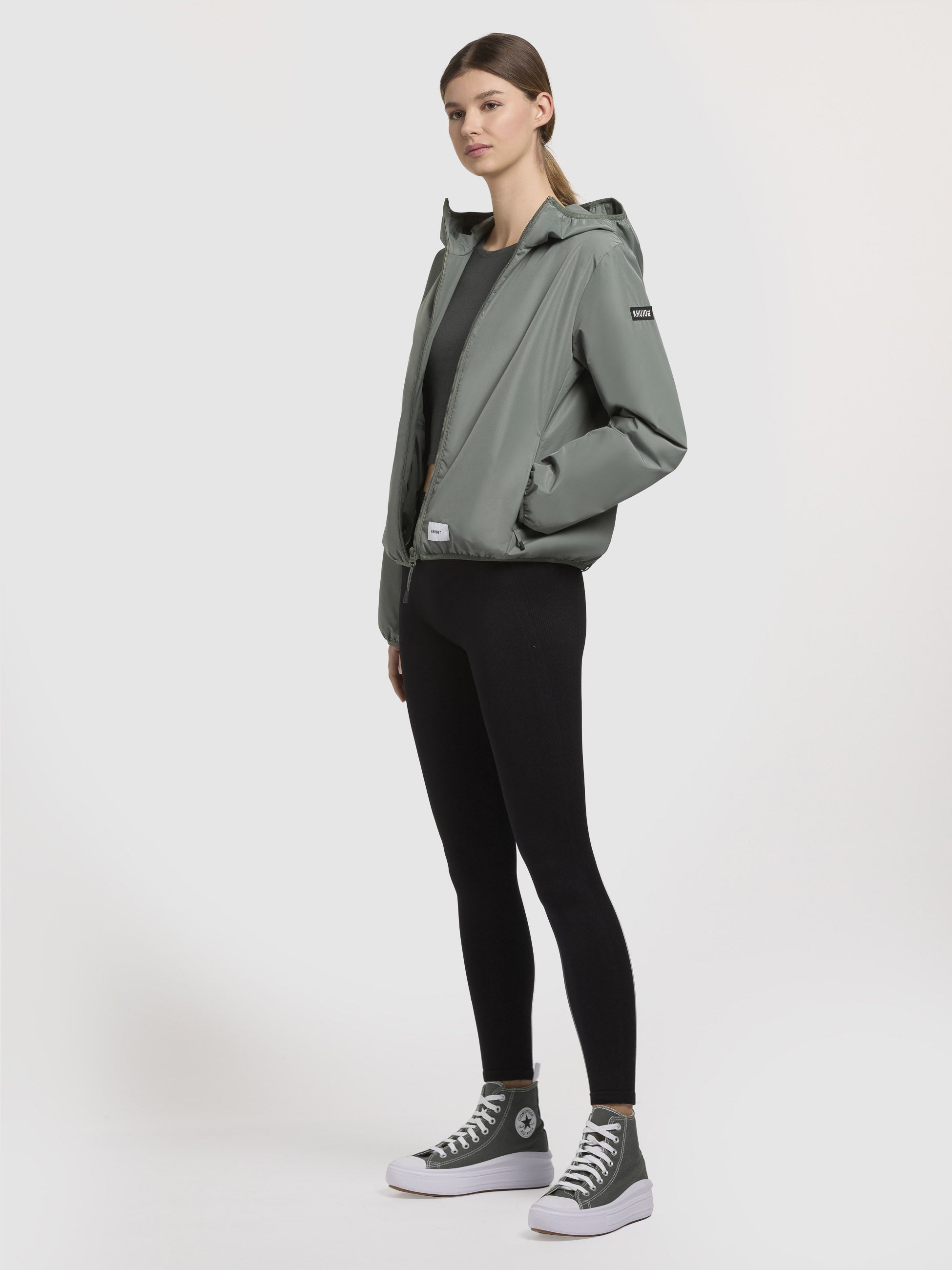 khujo-jacke-shelly-with-bag-gr-ngrau-damen-blouson-ultraleicht-mit-tasche image 2