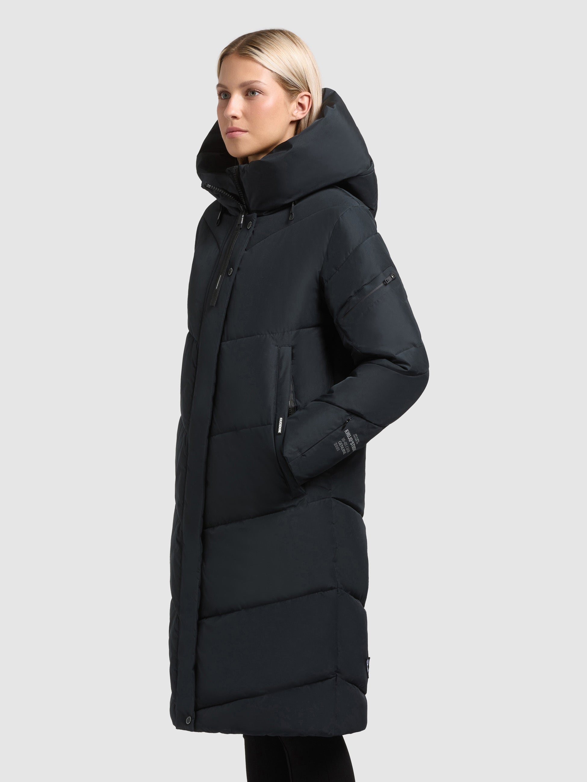 khujo-mantel-jange2-matt-port-blue-damen-steppmantel-loose-fit-knielang image 5