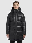 khujo-coat-jadet2-black-kurzer-damen-steppmantel-winter image 4
