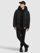 khujo-jacke-roan-damen-gesteppte-winterjacke-in-dunkelgrau image 2