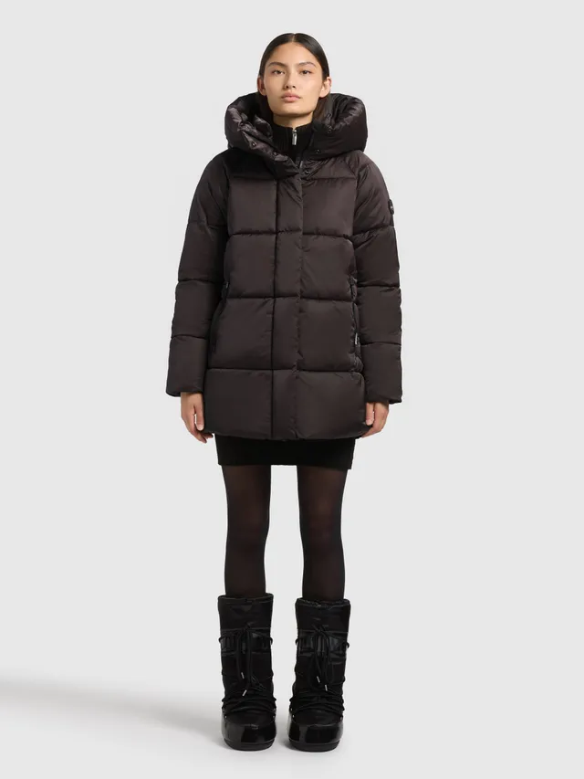 khujo-suda-damen-winterjacke-moody-plum-loose-fit image 1