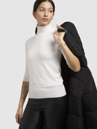 khujo-phia-damen-coat-black-loose-fit-steppmantel-mit-kapuze image 8