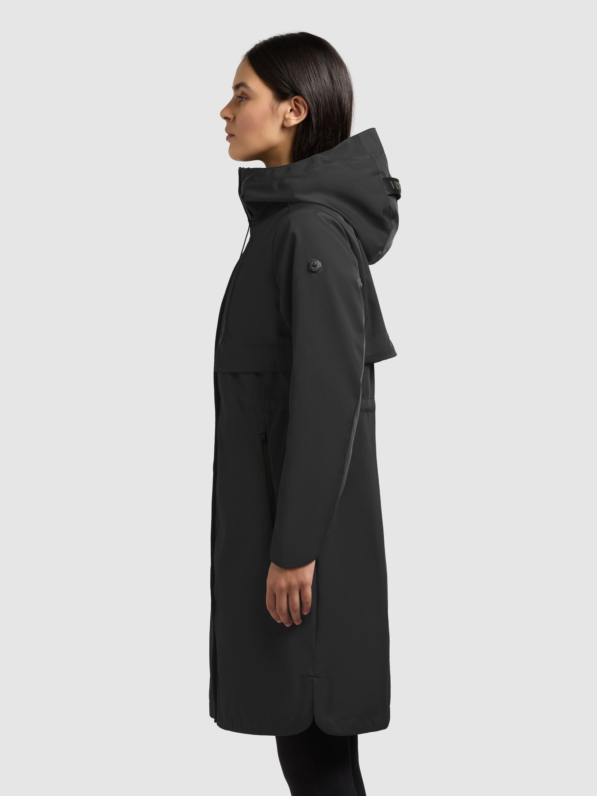 khujo-manao2-mantel-black-leichter-damen-sommerparka-regular-fit image 5