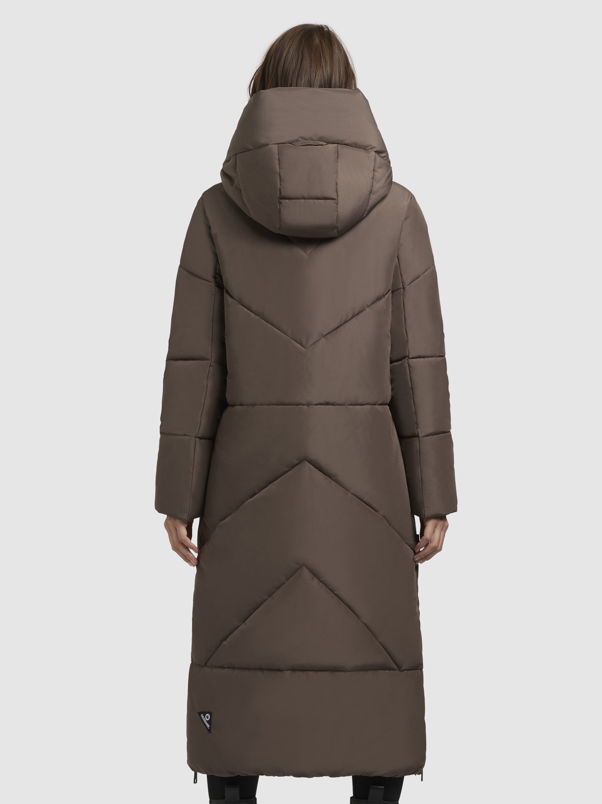 khujo-mantel-prayce-dunkel-taupe-lange-winter-steppjacke-mit-kapuze-f-r-damen image 3