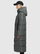 khujo-coat-soulani3-gray-damen-steppmantel-wadenlang image 5