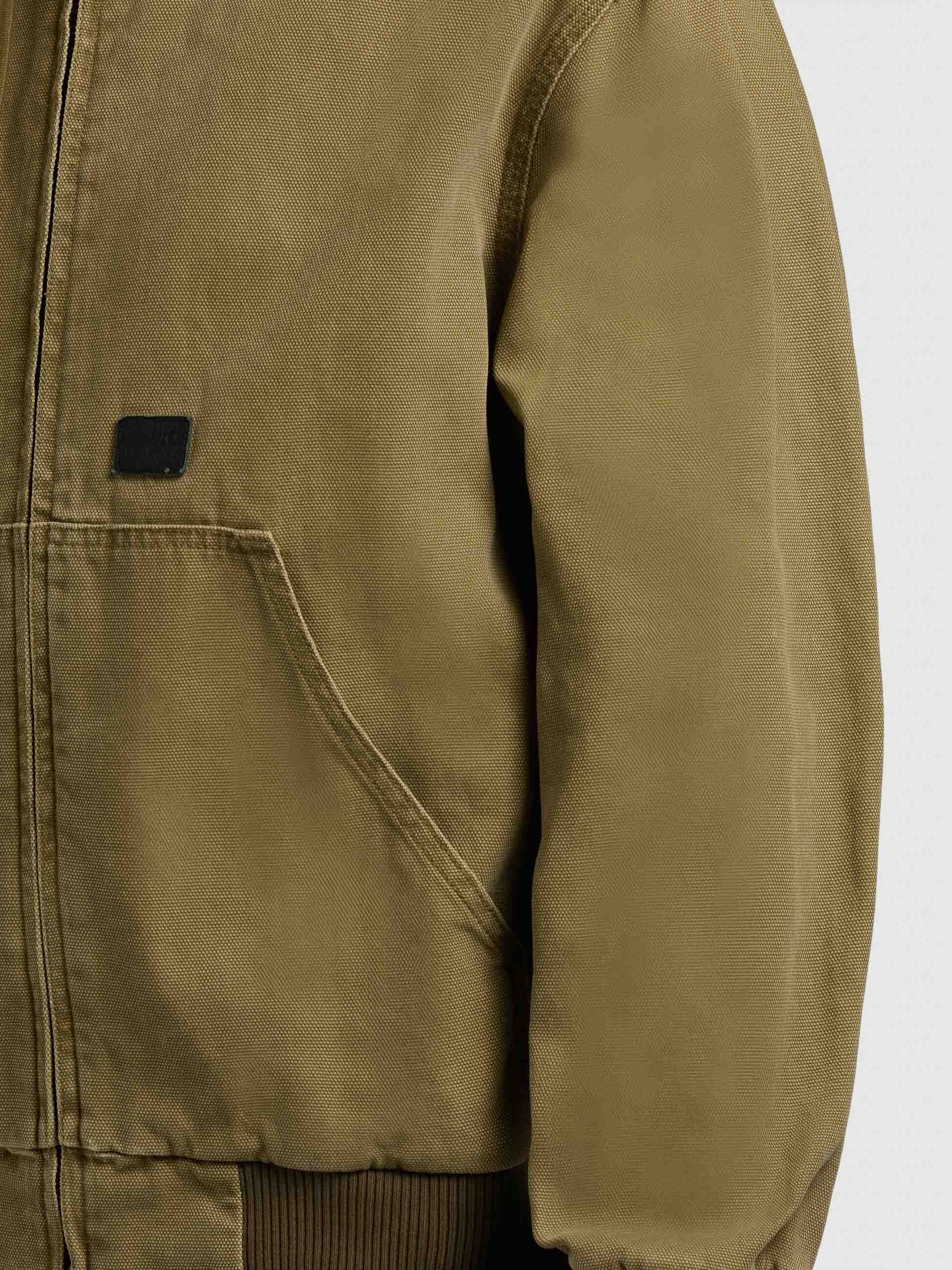 khujo-rhiis-workwear-jacke-canary-green-mit-kapuze image 8