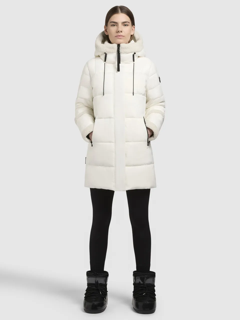 khujo-jacke-milda-reinwei-loose-fit-steppjacke-mit-teddyfleece image 1