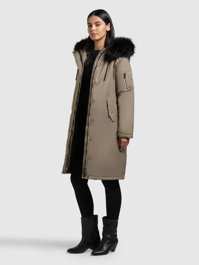 khujo-jilla-damen-wintermantel-beige image 1