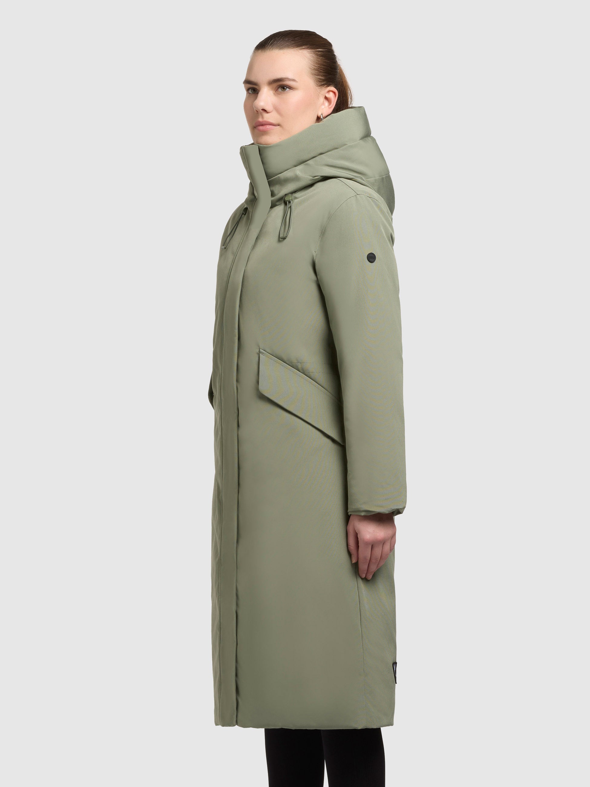 khujo-santini-damen-wintermantel-muted-green image 5