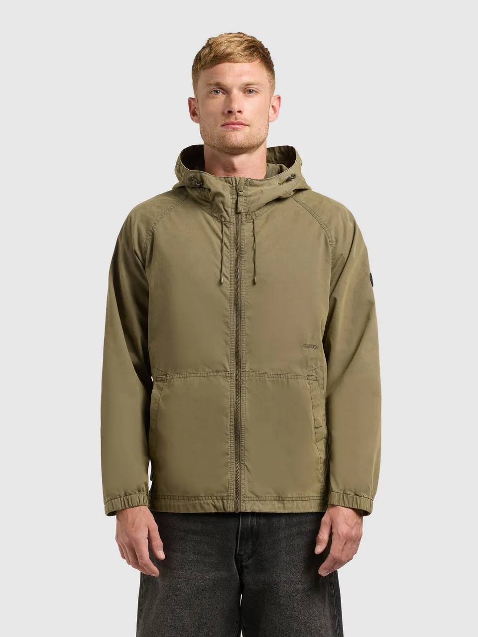 khujo-jacke-weru-turtle-green-blousonjacke-mit-kapuze image 1