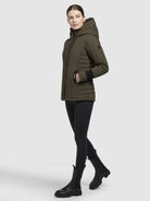 khujo-jacket-tweety-neo-khaki-h-ftlange-damen-steppjacke-regular-fit image 2