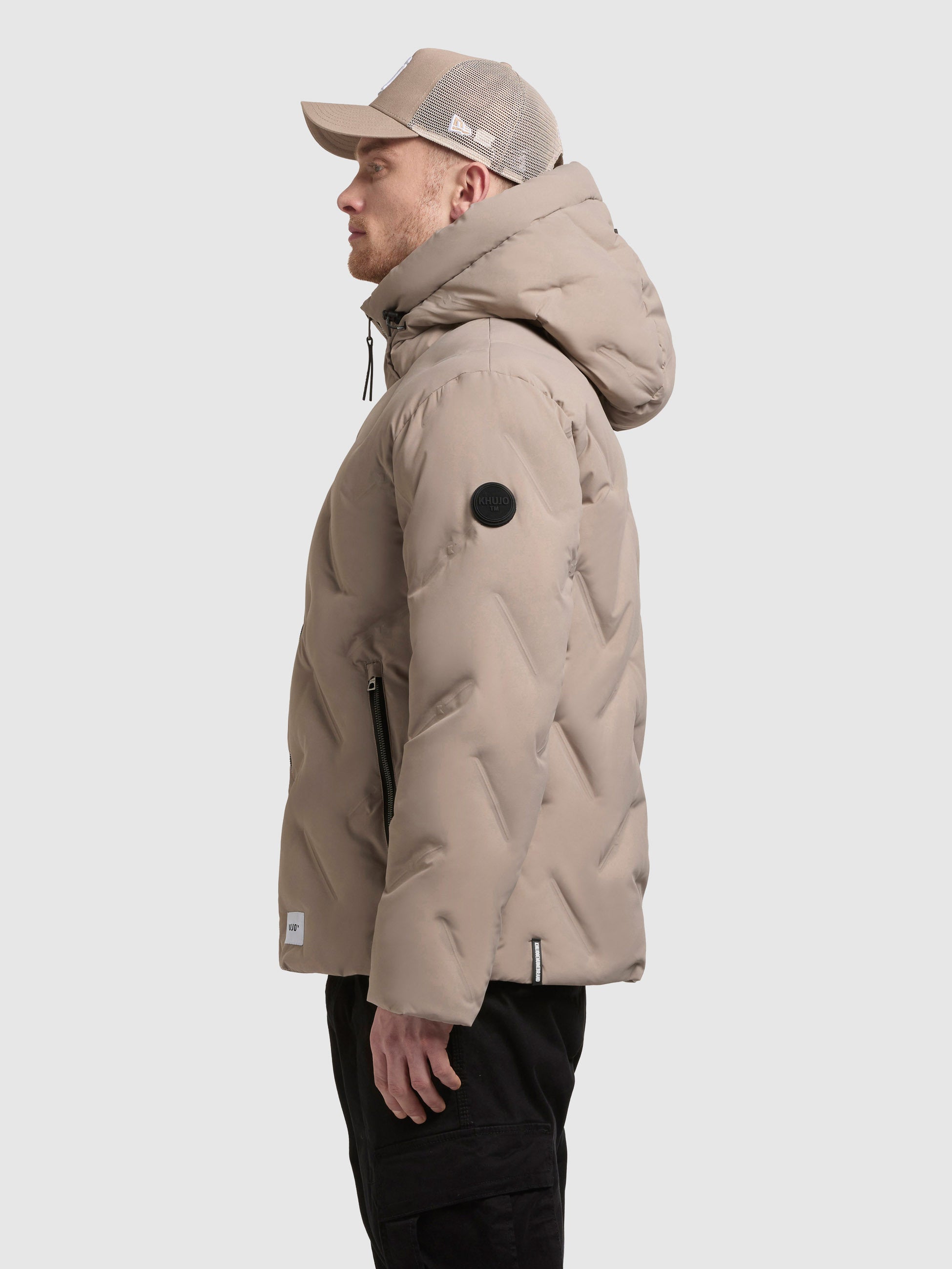 khujo-onert-steppjacke-greige-h-ftlang-mit-kapuze image 5