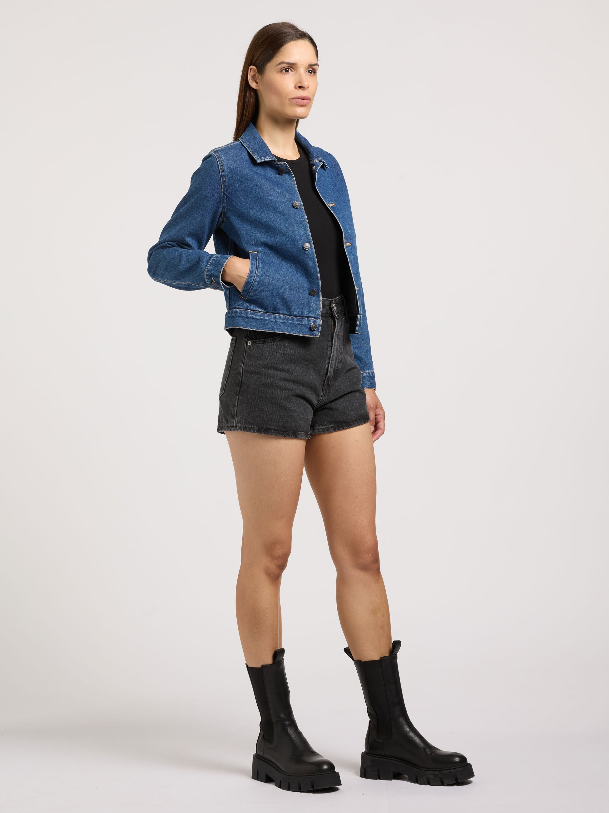 khujo-renia-damen-jeansjacke-midnight-blue image 6