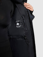 khujo-coat-zinnia-port-blue-damen-wadenlanger-crinkle-steppmantel image 8