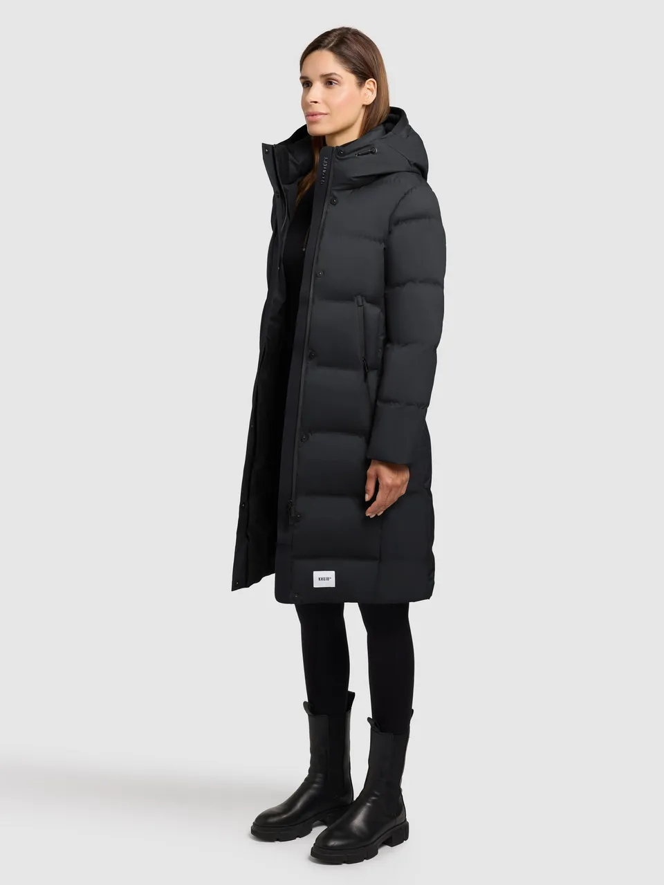 khujo-hayana-steppmantel-black-damen image 1