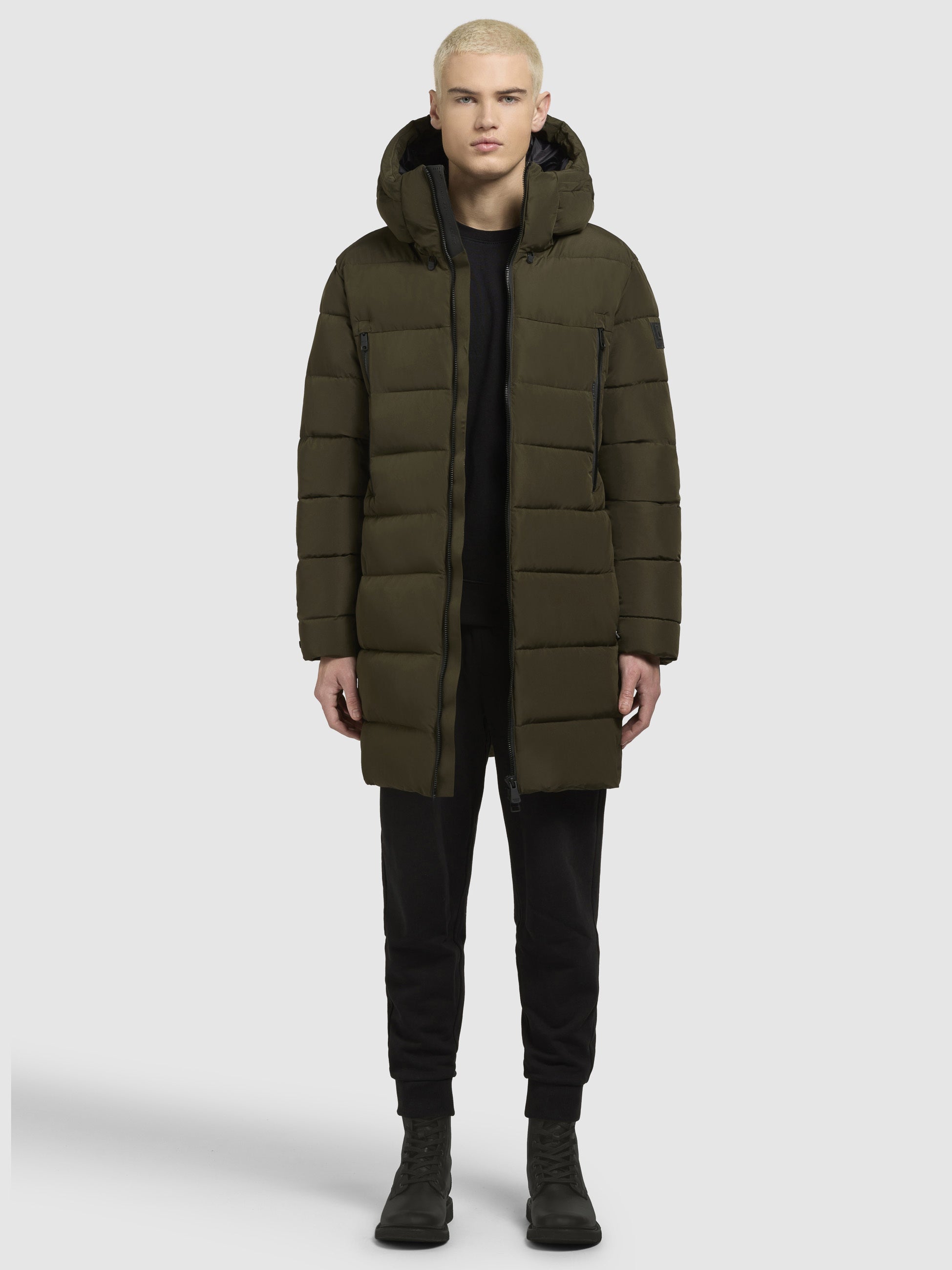 khujo-unker-damen-mantel-khaki-loose-fit-gesteppt image 6