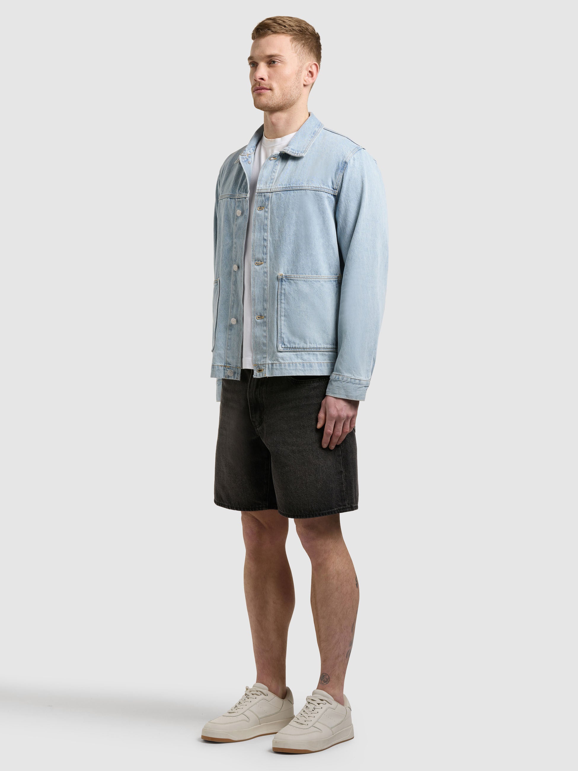 khujo-jacke-barto-light-blue-jeansjacke-aus-denim-f-r-herren image 2